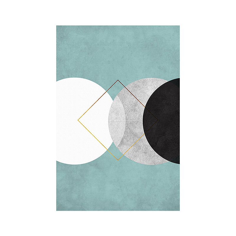 Modernist Geometric Canvas Prints Multicolored Home Wall Art Decor for Sitting Room