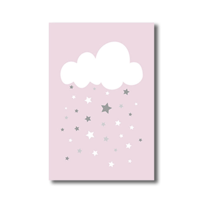Hedendaags Sky Element Verpakt Canvas Zachte Kleur Home Wall Art Decor voor Woonkamer