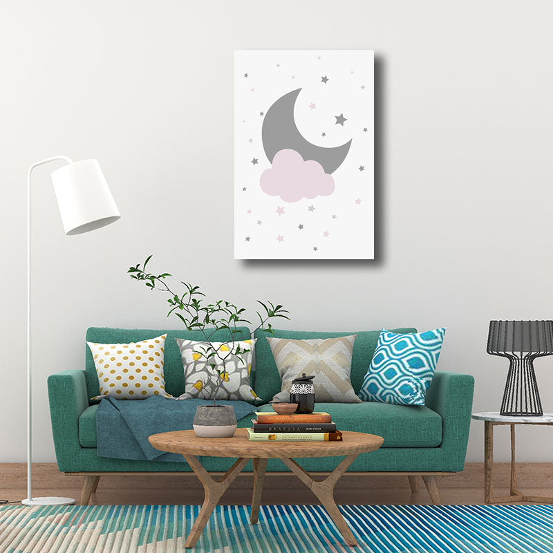 Hedendaags Sky Element Verpakt Canvas Zachte Kleur Home Wall Art Decor voor Woonkamer