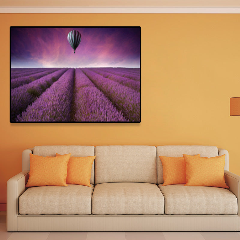 Lichtkleurig landschap verpakt canvas huis muur kunst decor voor slaapkamer, meerdere maten