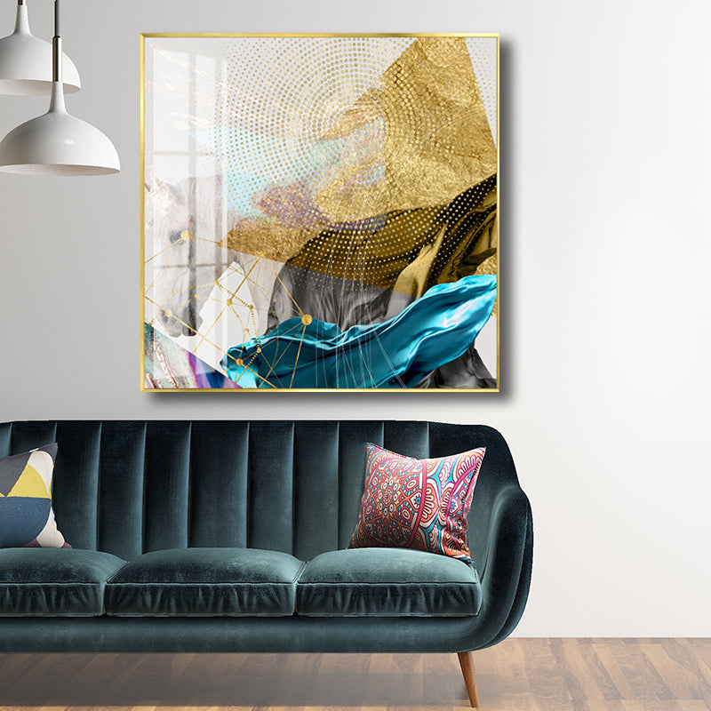 Contemporary Style Teenagers Wall Decor 3D Illusion in Brown Art, Multiple Sizes