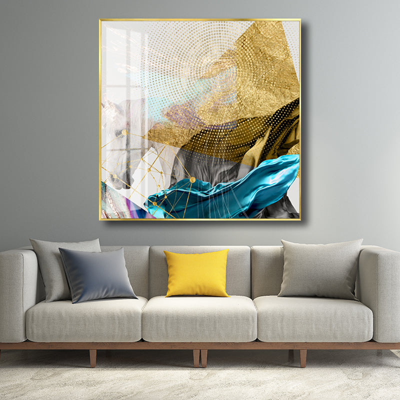 Contemporary Style Teenagers Wall Decor 3D Illusion in Brown Art, Multiple Sizes