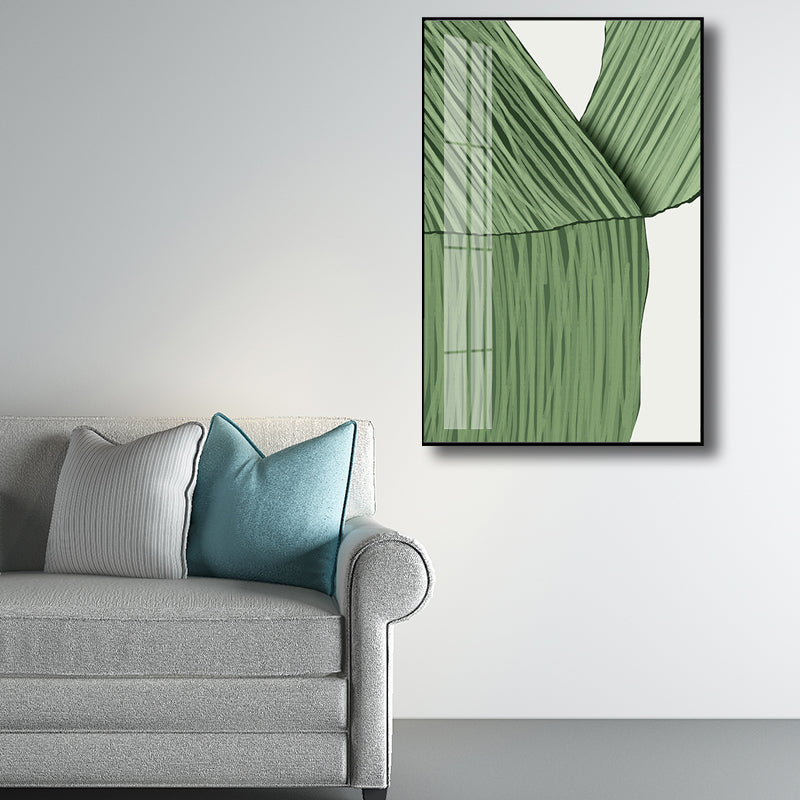 Style contemporain coup de pinceau peinture filles chambre mur Art décor en couleur Pastel
