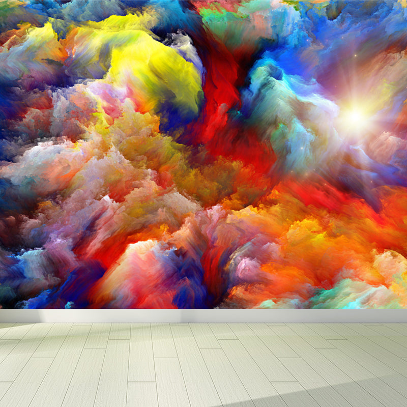 Splendid Clouds Mural Wallpaper for Bedroom Nature Scenery Wall Art, Made to Measure