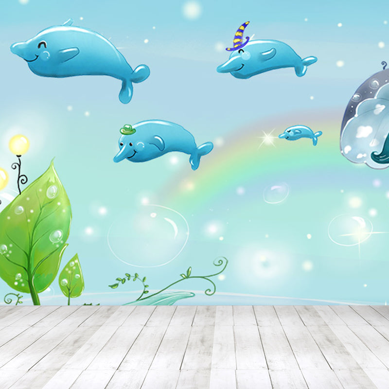 Marine Benthos Wall Mural Kids Style Decorative Children Bedroom Wall Decor, Custom