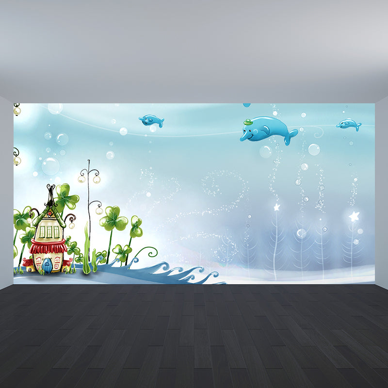 Marine Benthos Wall Mural Kids Style Decorative Children Bedroom Wall Decor, Custom