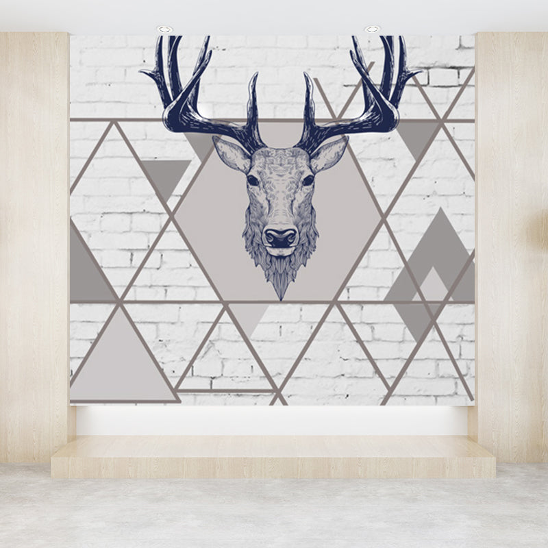 Home Decor Reindeer Mural Decal Customized Contemporary Wall Covering for Kitchen