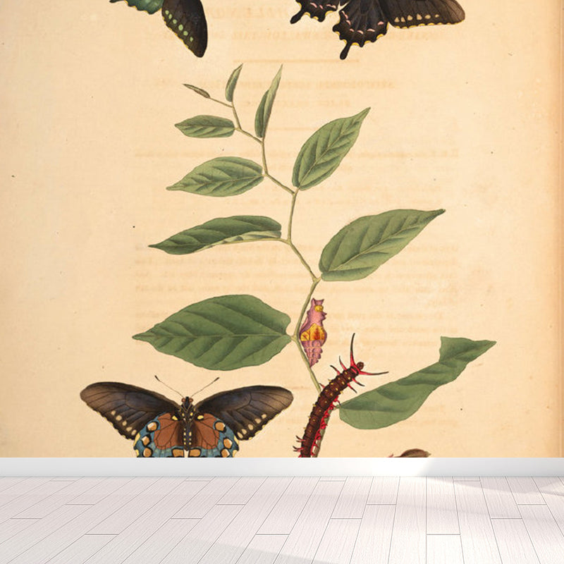 Big Botanical Branch Mural Wallpaper Decorative Modern Living Room Wall Covering