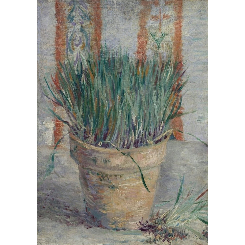 Indoor Potted Plants Mural Wallpaper Contemporary Non-Woven Fabric Wall Covering