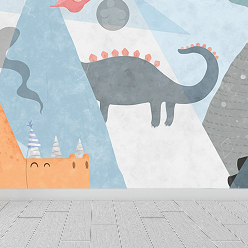 Animals Wallpaper Mural Cartoon Stain Resistant Kids Bedroom Wall Art, Made to Measure