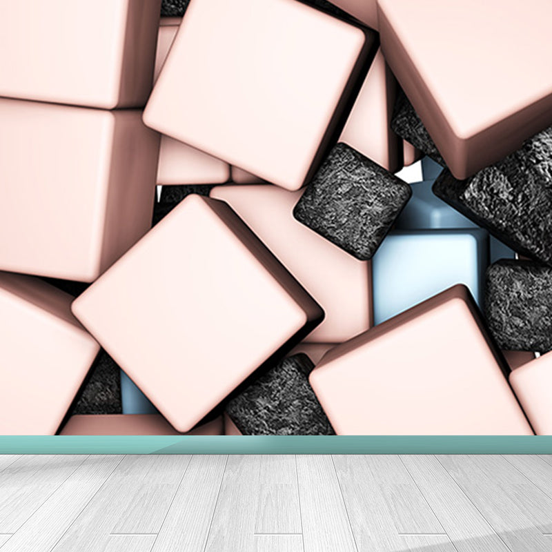 Close-Up Abstract Wall Mural Modern Non-Woven Material Wall Decor for Living Room