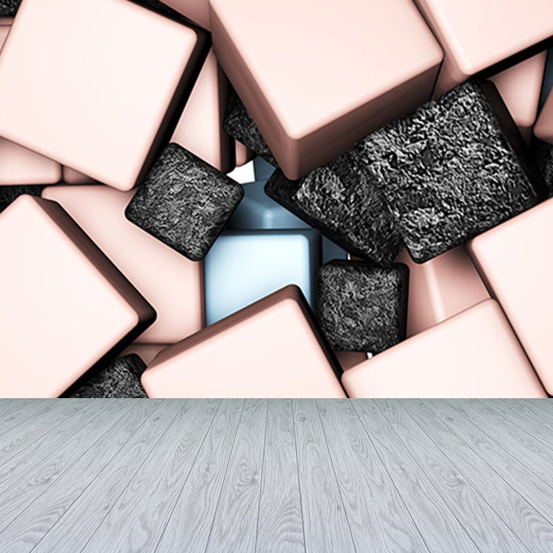 Close-Up Abstract Wall Mural Modern Non-Woven Material Wall Decor for Living Room