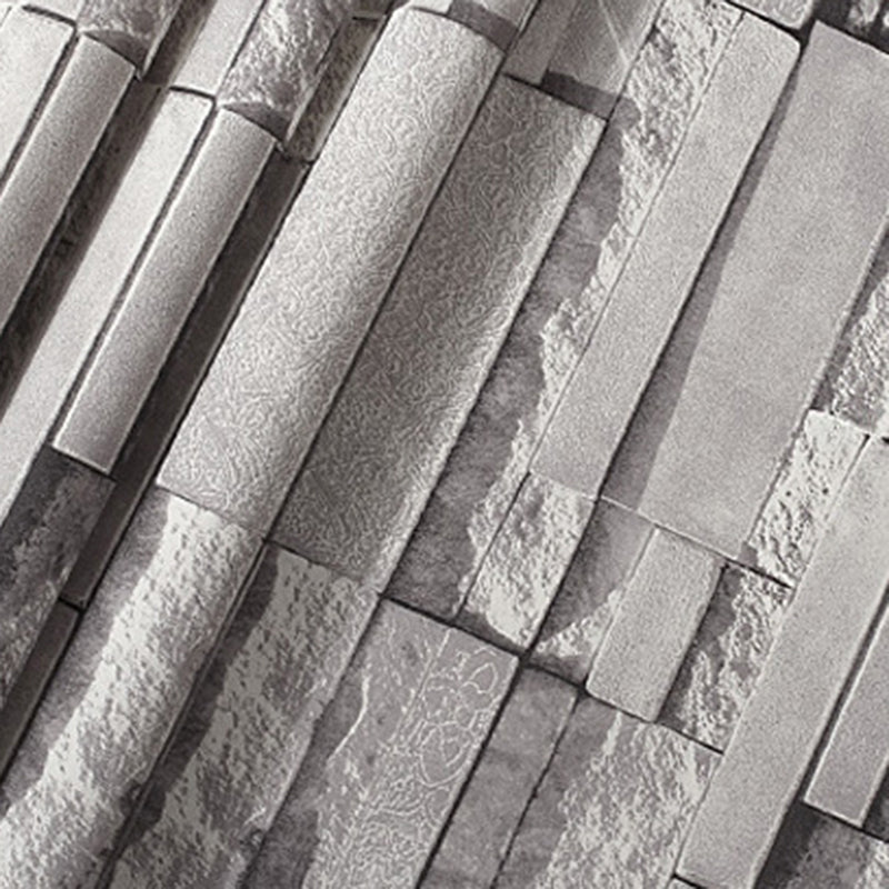 Papier peint rustique de couleur pastel, 33 pi de longueur x 20,5 po de largeur, décoration murale en fausse brique pour la maison, lavable