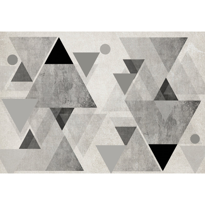 Light Color Graphic Wall Mural for Decoration Contemporary Living Room Wall Covering