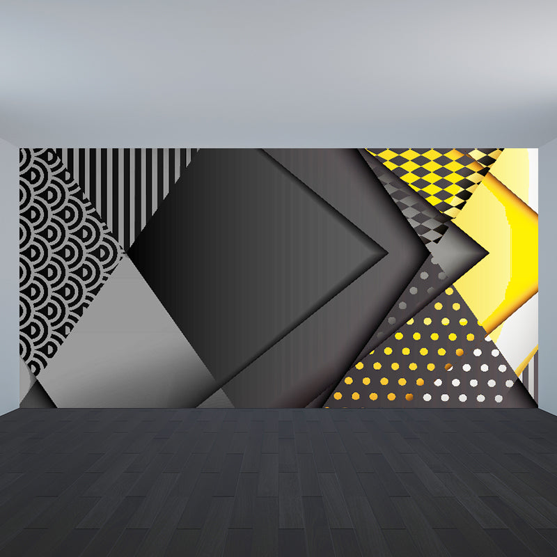 Peinture murale graphique de couleur claire, pour décoration, revêtement mural de salon contemporain