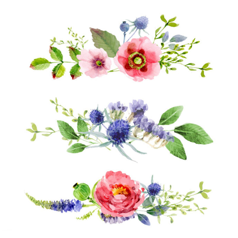 Pink Contemporary Mural Wallpaper Huge Flower Printed Wall Decor for Living Room