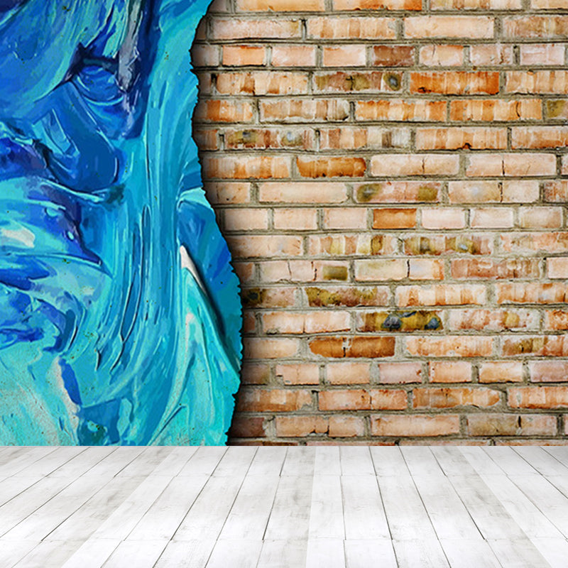 Novelty Scenery Wall Paper Mural for Child Bedroom, Pastel Color, Stain Resistant