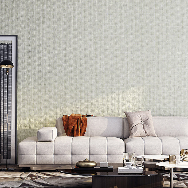 Light Color Solid Wallpaper Roll Waterproofing Minimalism Bedroom Wall Decoration