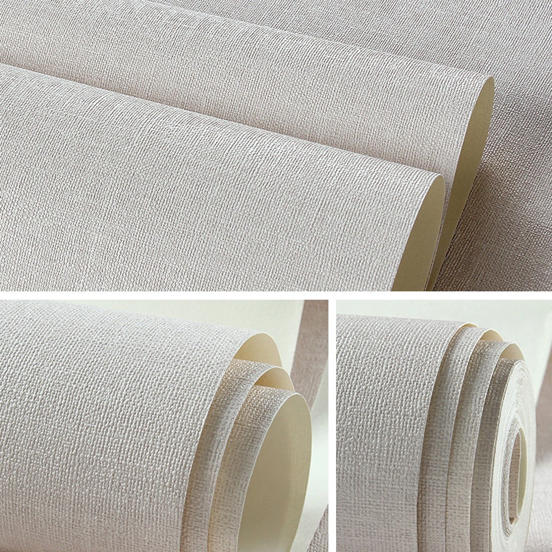 Light Color Solid Wallpaper Roll Waterproofing Minimalism Bedroom Wall Decoration