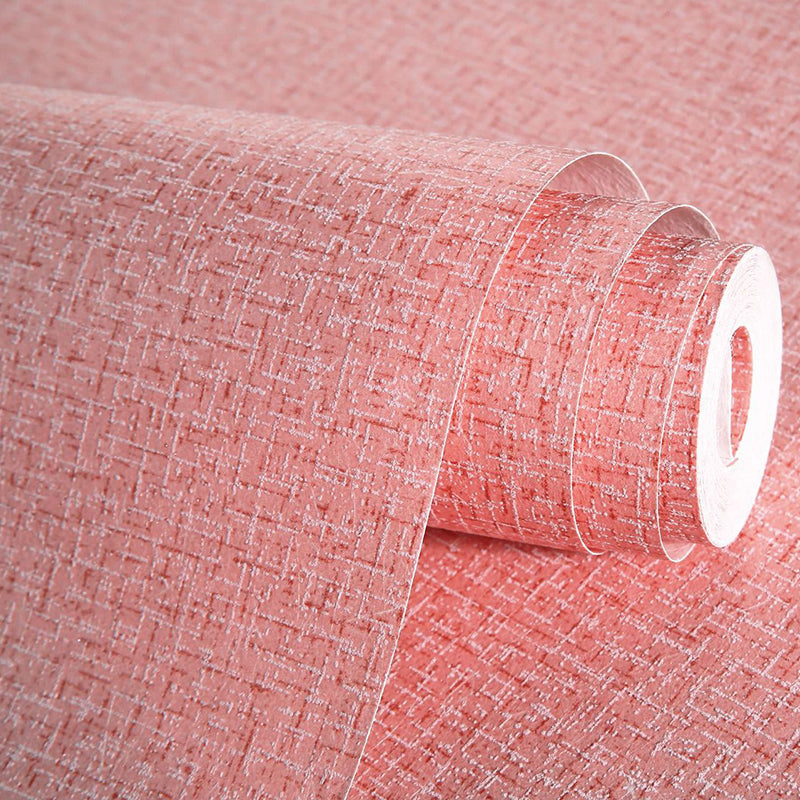 Unpatterned Wallpaper Minimalist Popular Solid Wall Art in Pastel Color, 57.1-Sq ft