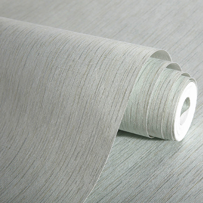 Minimalist Solid Wallpaper Roll Soft Color Stain Resistant Wall Covering for Bedroom