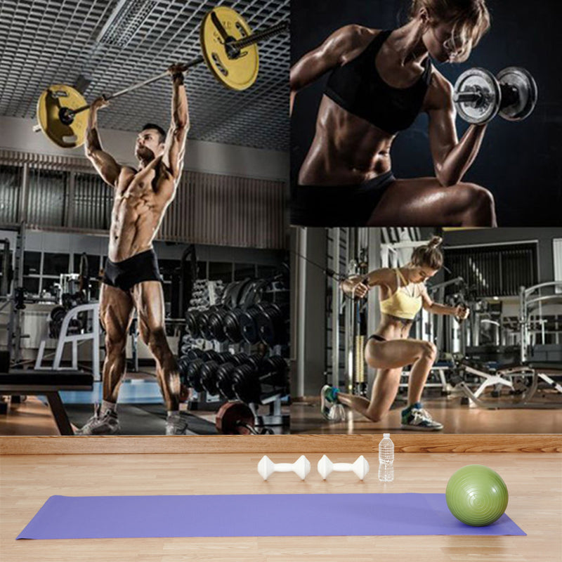 Light Color Modern Mural Wallpaper Gaint Sportsman Wall Covering for Dining Room