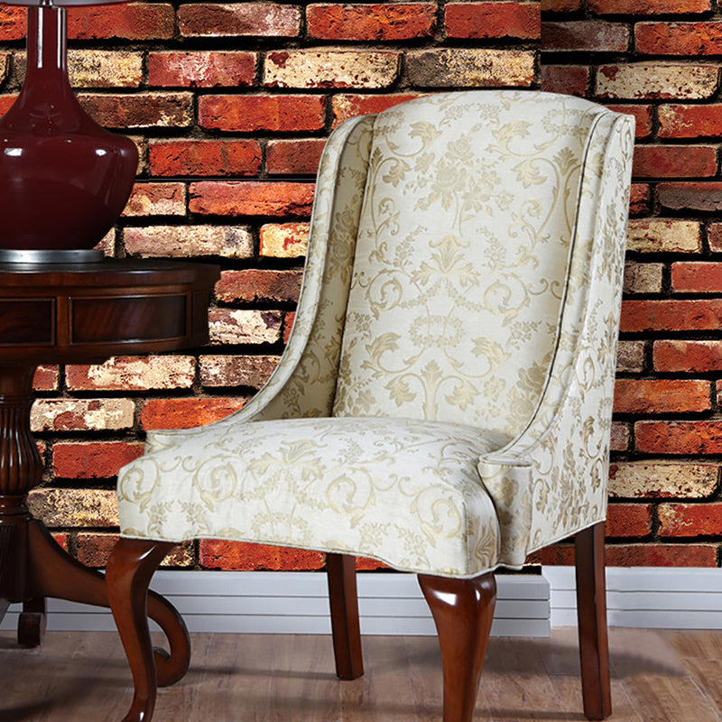 Aged Brick Look Wallpaper Roll Peel and Stick Industrial House Interior Wall Decor, 29.1-sq ft