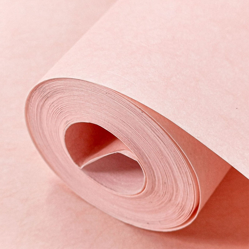 Smooth Soft Color Wallpaper Modern Style Plain Wall Covering for Room, 33' L x 20.5" W