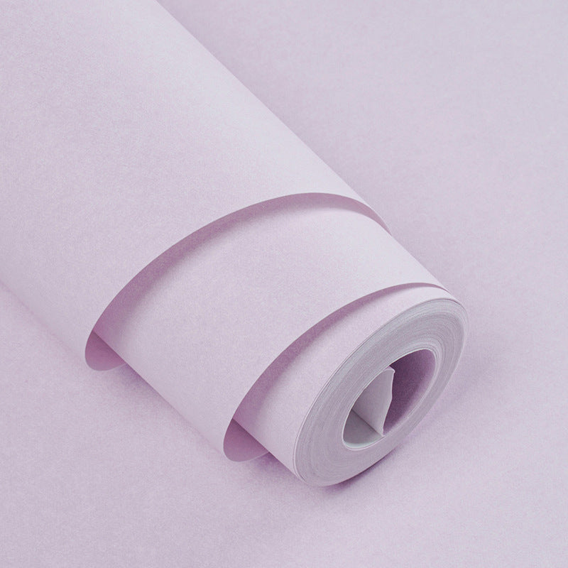 Contemporary Solid Color Wallpaper Soft Waterproofing Wall Decor for Dining Room