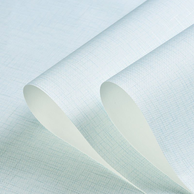 Plain Color Wallpaper Roll Modern Grassweave Textured Wall Covering for Accent Wall