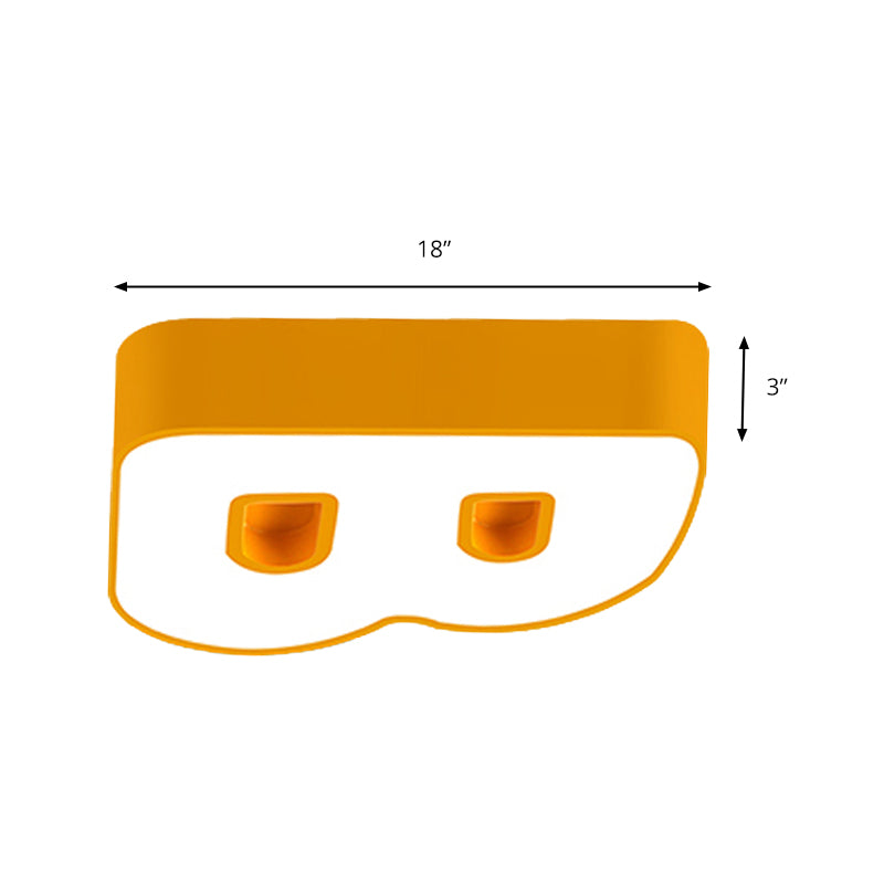 Kids Letter LED Ceiling Mount Light Acrylic Candy Colored Flush Light for Kindergarten