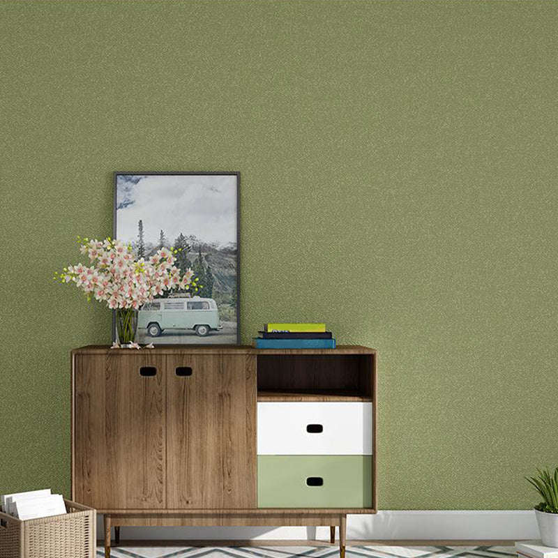 Weiche, einfarbige Tapete, minimalistische, feuchtigkeitsbeständige Wanddekoration für Schlafzimmer