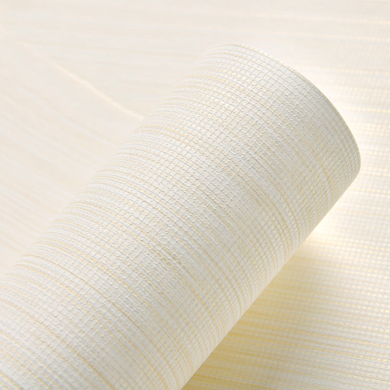 Grass Cloth Pastel Wallpaper Contemporary Solid Color Wall Covering, 31' x 20.5"