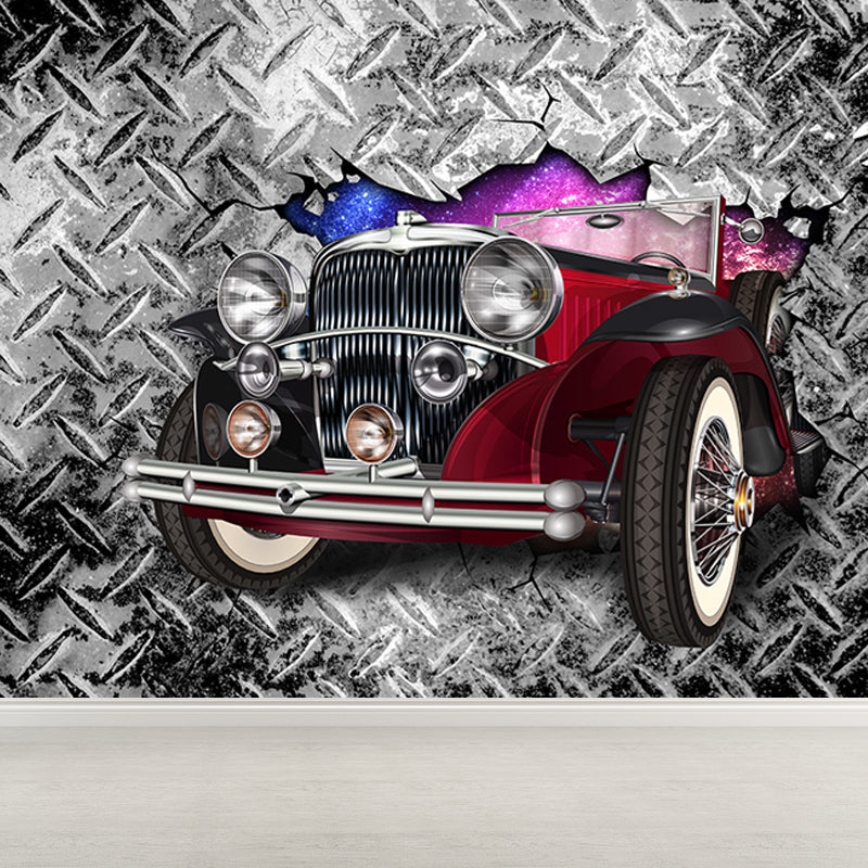 Papier peint Mural de voiture de couleur claire, pour décoration, revêtement Mural de salon industriel