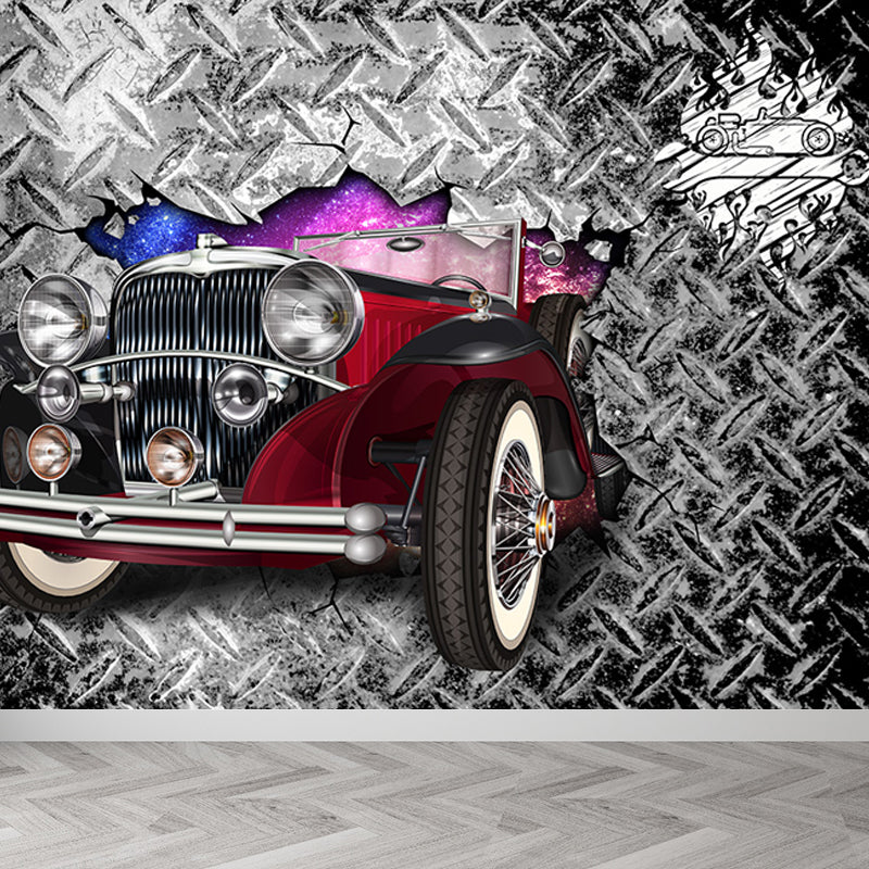 Papier peint Mural de voiture de couleur claire, pour décoration, revêtement Mural de salon industriel