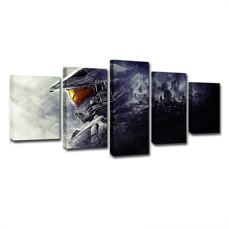 Fictional Game Guardians Master Canvas Grey House Interior Wall Art, Multi-Piece