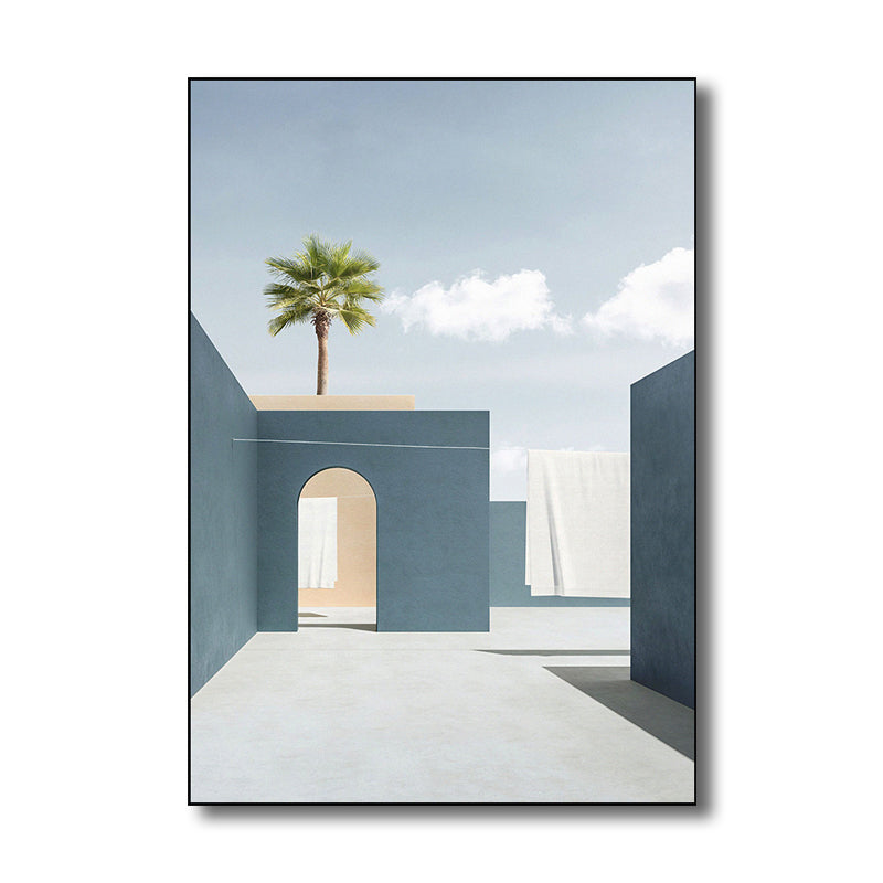 Architecture Wall Decor for Girls Bedroom in Light Color, Multiple Sizes Options