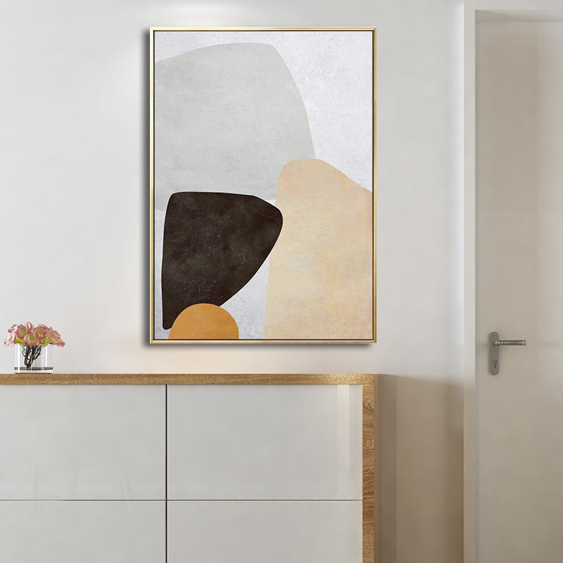 Illustration Wanddekoration im nordischen Stil abstrakt in Pastellfarbe, mehrere Größen erhältlich