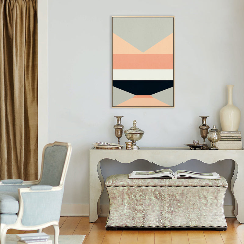 Nordic Geometric Splicing Canvas Light Color Dining Room Painting, Multiple Sizes