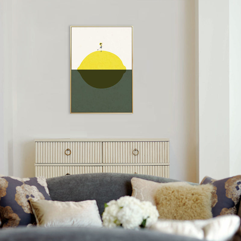 Fruit Painting Light Color Canvas Wall Art Print Textured, Multiple Sizes Available