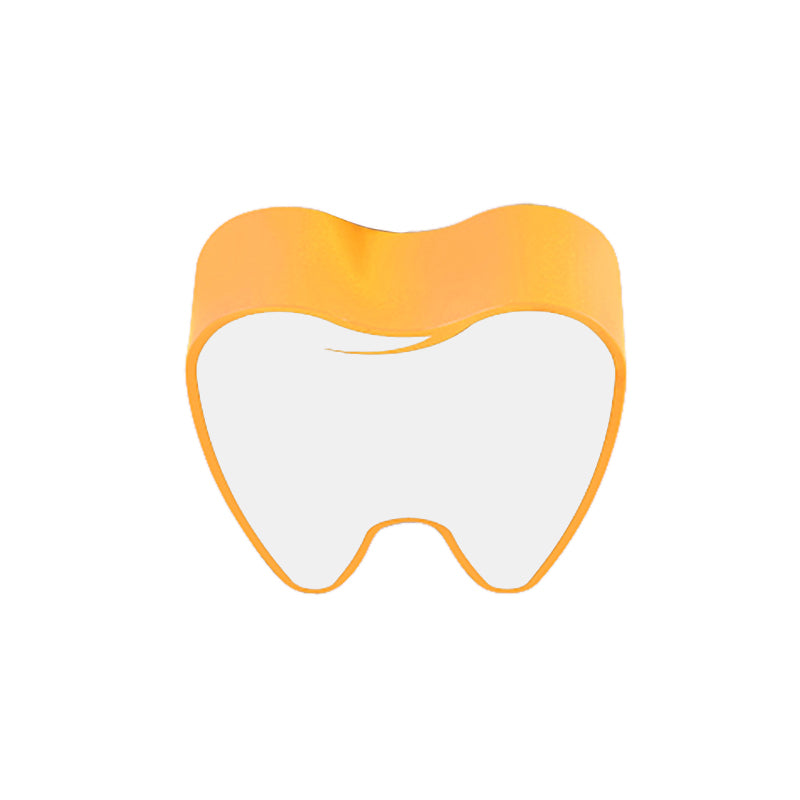 Plafonnier en forme de petite dent pour chambre d'enfant, luminaire de plafond en acrylique de Style moderne