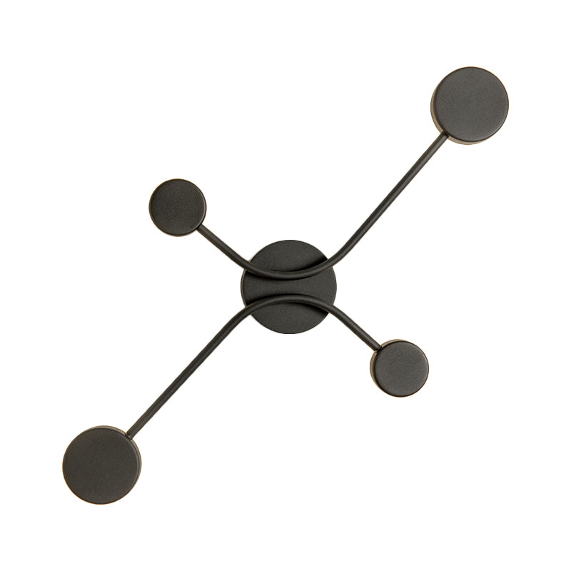 Moup de montage rond métallique LAMPE CONGRÉGNÉE ÉCLAIRAGE MUR LED CONTREMENT