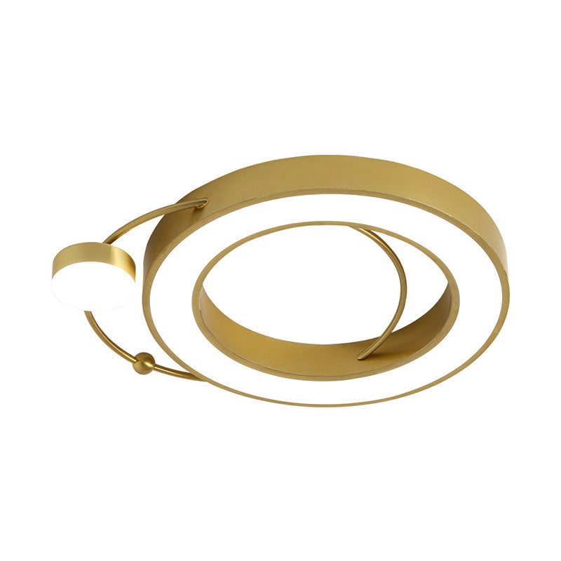 Montura de techo de oro LED modernista de color de techo LED modernista de color en blanco/amarillo