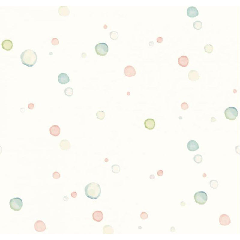 Cartoon Bubbles Wall Mural Decal for Baby Room Customized Size Wall Decor in Beige