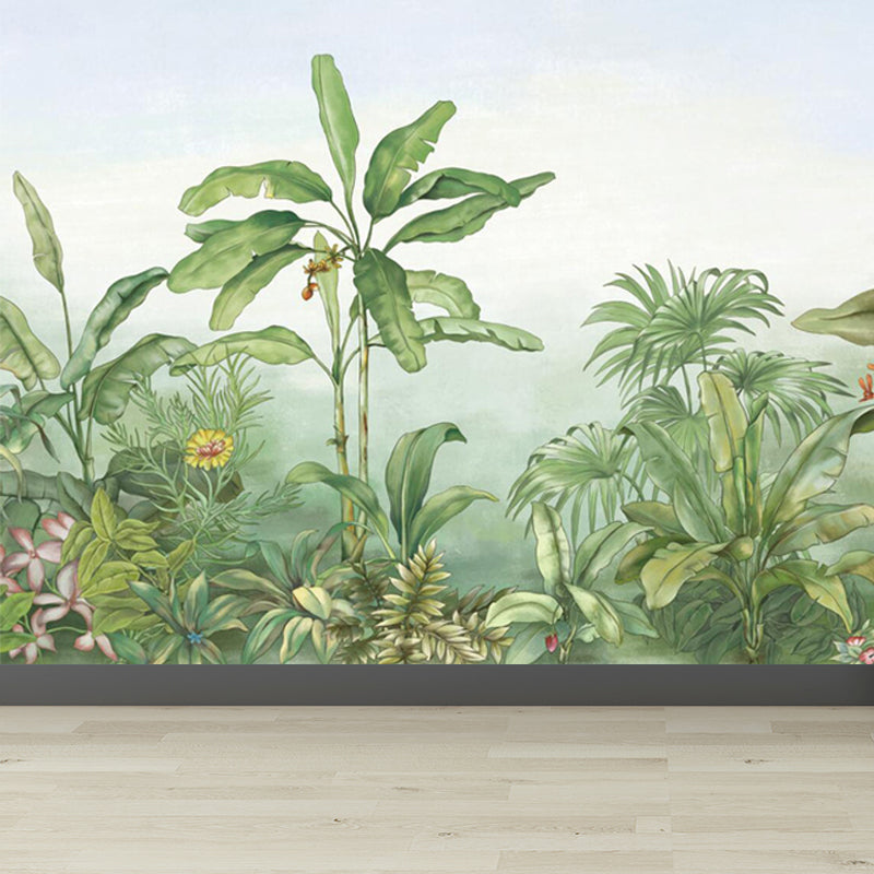 Various Botanical Mural Decal for Dining Room, Soft Color, Custom Size Available