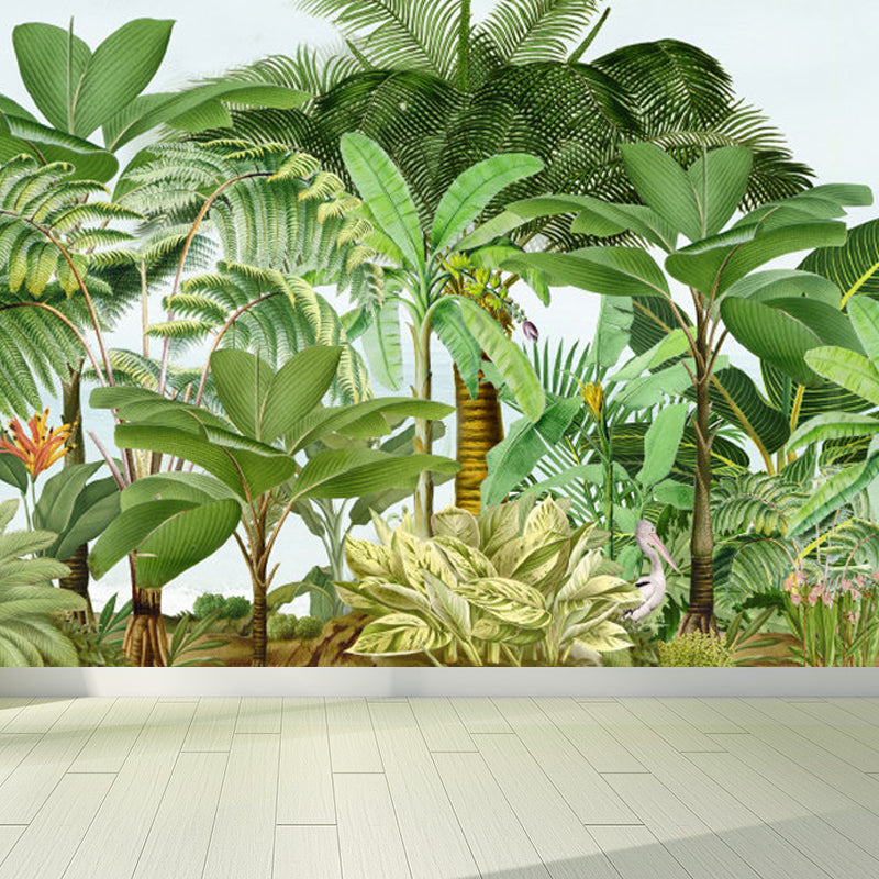 Various Botanical Mural Decal for Dining Room, Soft Color, Custom Size Available