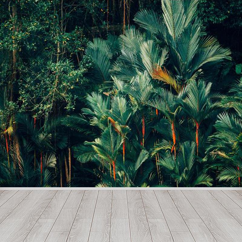 Foliage Mural Decal Tropical Ornamental Girls Bedroom Wall Covering, Personalize