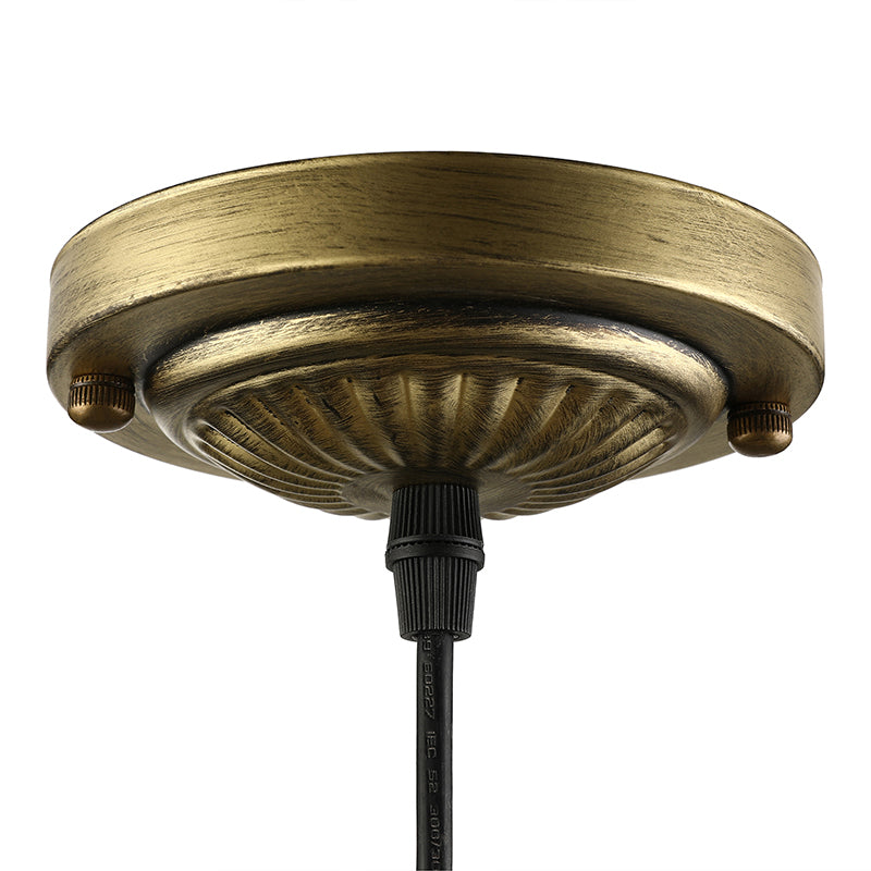 Tiffany-Style Hemisphere Pendant Lamp 1 Bulb Red/Orange/Orange-Green Stained Art Glass Ceiling Hanging Light