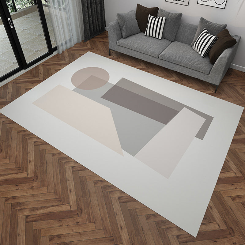 Alfombra minimalista Rug Rink Flannel Flannel lavable para mascotas Alfombra que no es de deslizamiento para sala de estar para sala de estar