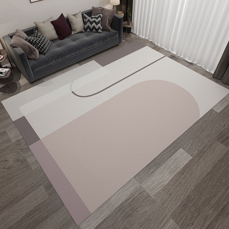 Alfombra minimalista Rug Rink Flannel Flannel lavable para mascotas Alfombra que no es de deslizamiento para sala de estar para sala de estar